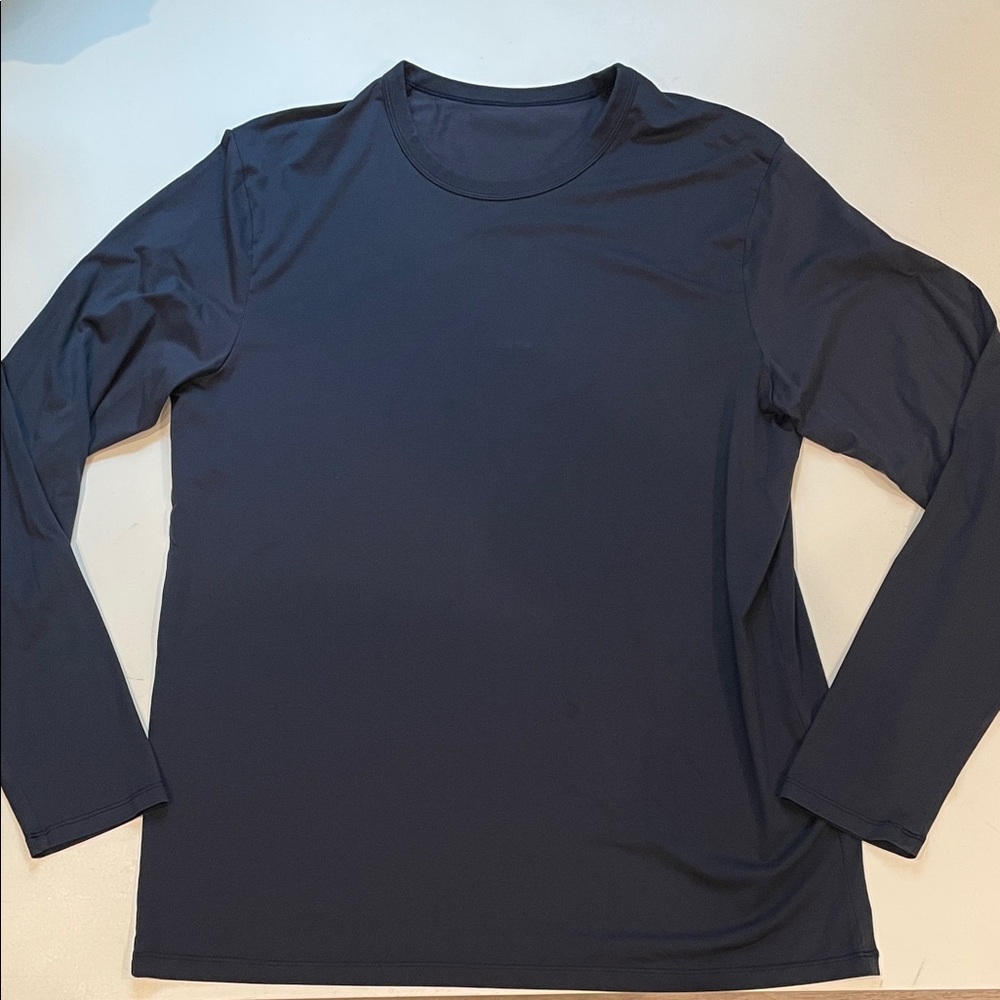 Men’s Lululemon soft jersey long sleeve - Navy - Large